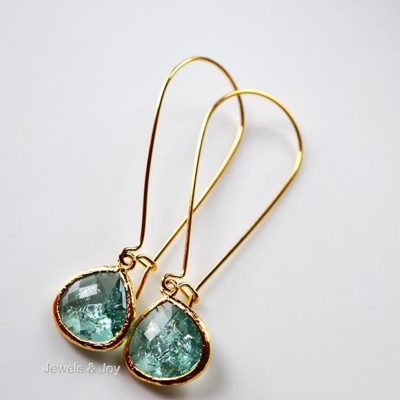 Aquamarine Earrings - Picture 1 of 3